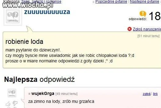 Na zimno lub na gorąco 