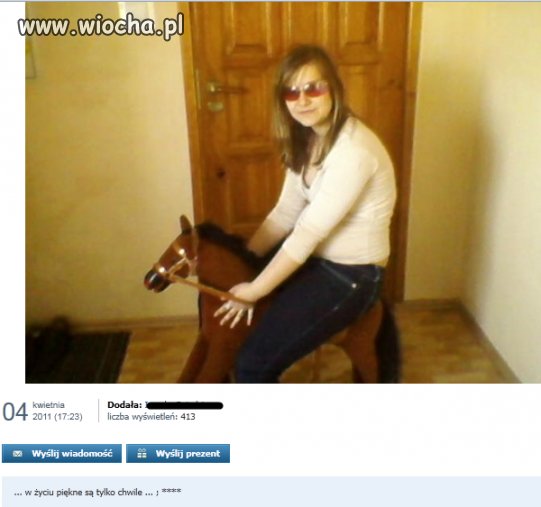 'w życiu piękne są tylko chwile...'