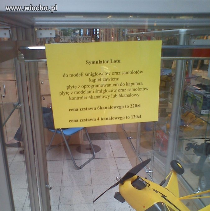 Wiocha w pasażu Tesco