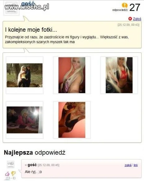 Taa ... Zazdrościmy ...