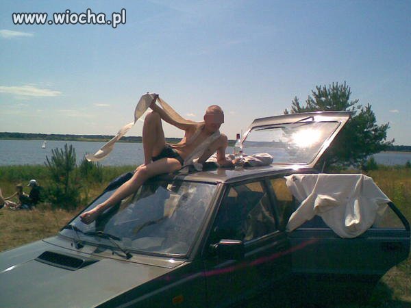 Blacharek z wódeczką.