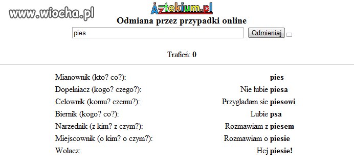 Teraz to ja już nie wiem...