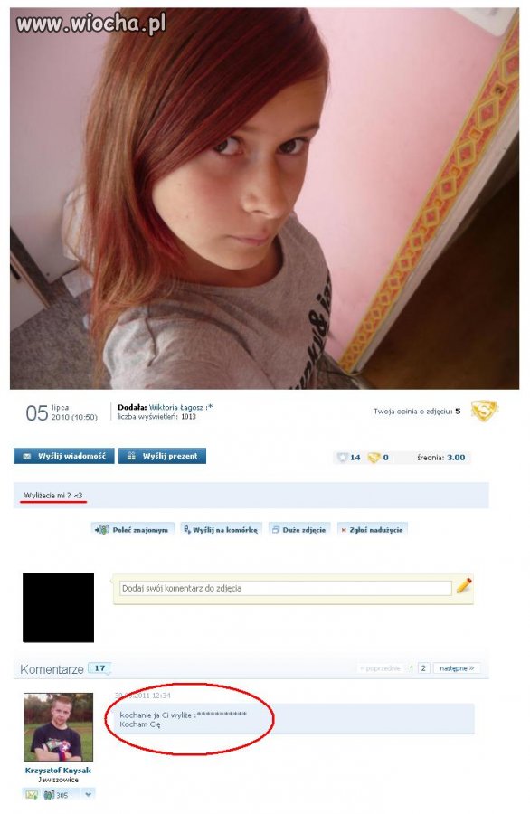 Wyliżecie mi?