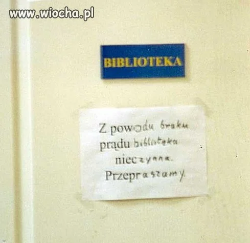 Brak prądu