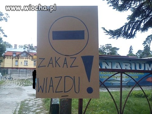 Zakaz "wiazdu" 