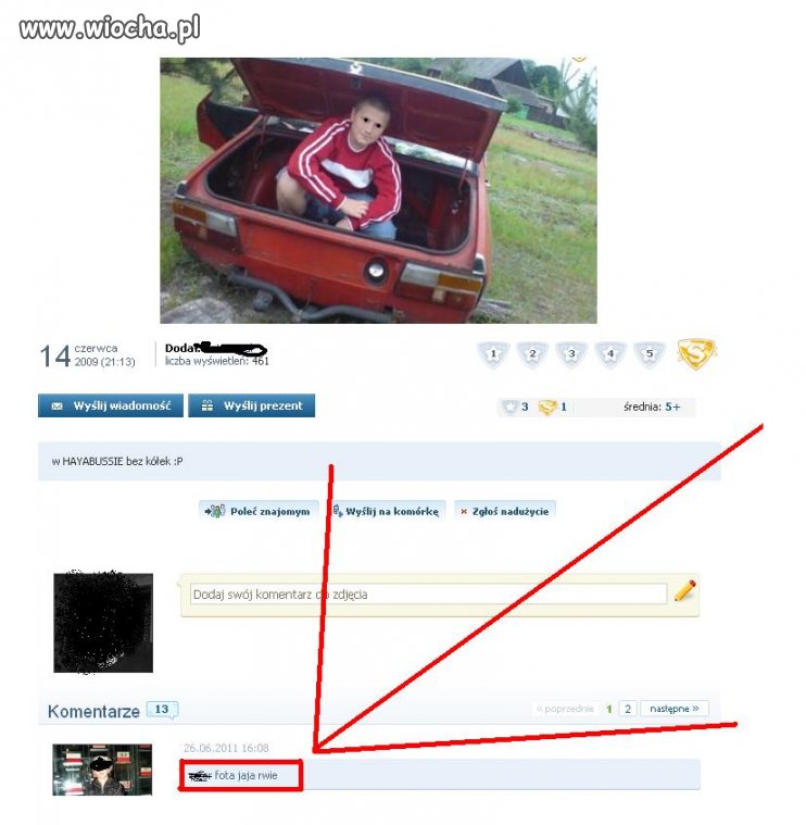 Szpan w bagażniku...