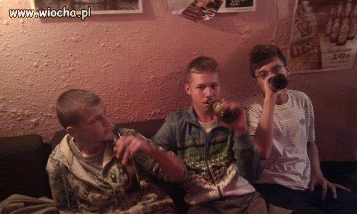 Cześć mamy po 14 lat, pijemy piwo i jesteśmy fajni