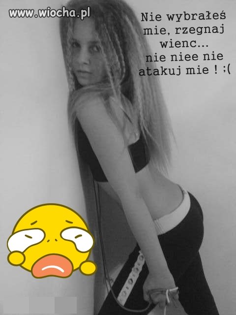 Taka mała, a już się wypina...