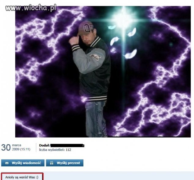 Anioł - mistrz photoshopa