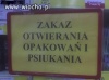 Zakaz otwierania opakowań