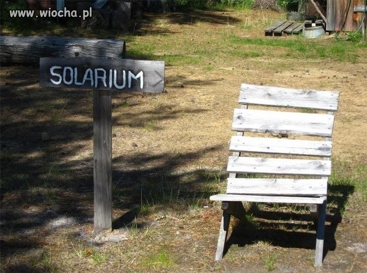 Wiejskie solarium