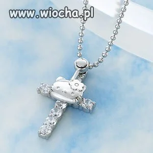 Hello Kitty na krzyżu.