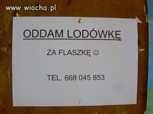 Lodówka za flaszkę 
