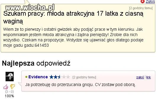 Dobra oferta pracy 
