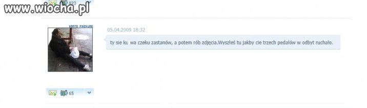 Piękny i szczery komentarz