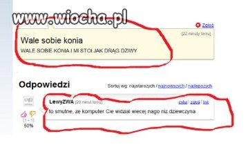 Ciekawe czym nasz kolega chciał się pochwalić