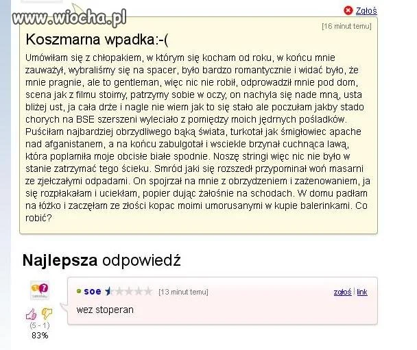 Koszmarna wpadka