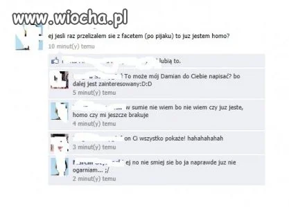 Nie ma to jak nie wiedzieć czy się jest pedałem...