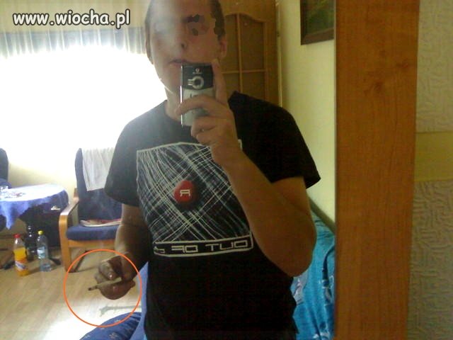 Lans 16-latków z papierosem...