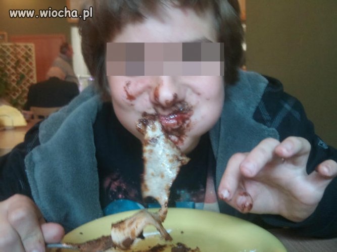 Podpis pod zdjęciem: Ja i naleśnik