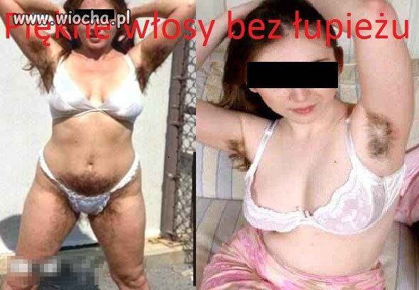 Piękne włosy.