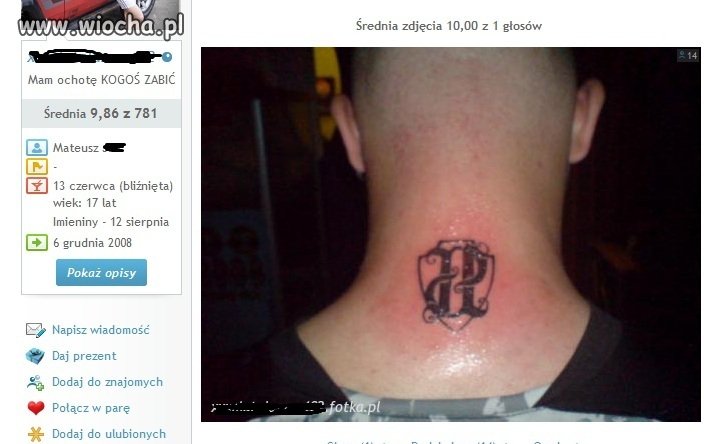 "Mam ochotę kogoś zabić"