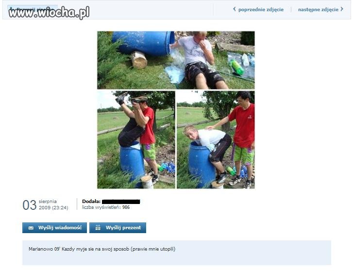 Bo zawsze znajdzie się czas na kąpiel w beczce...