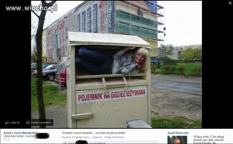 Dzień z życia blondynki...