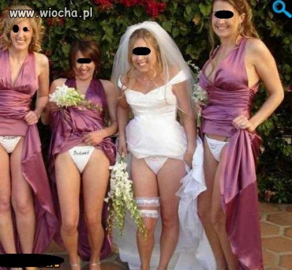 Panna młoda i druhny 