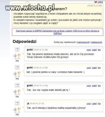 Głupie pytanie,