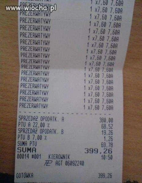 Ale rachunek!