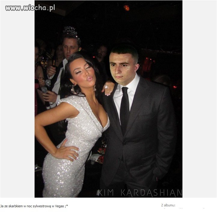 Noc sylwestrowa z Kim Kardashian