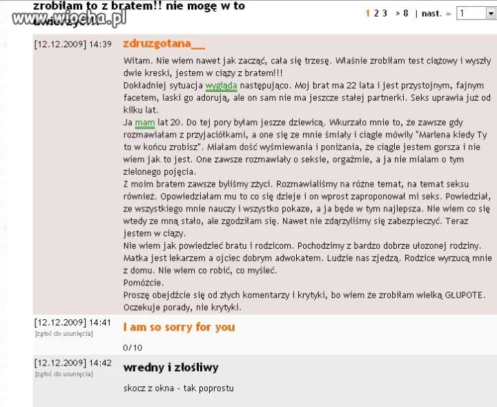 Zrobiłaś to z bratem?