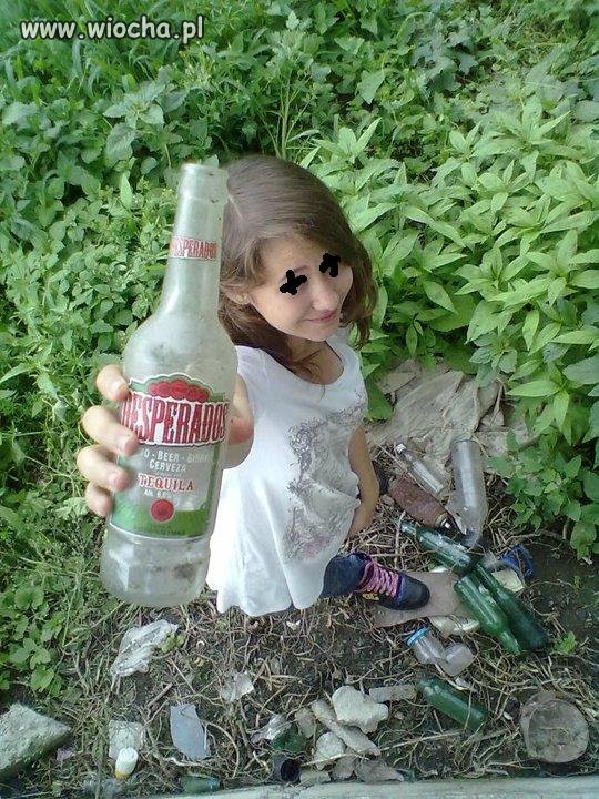 Szpan na butelkę po piwie