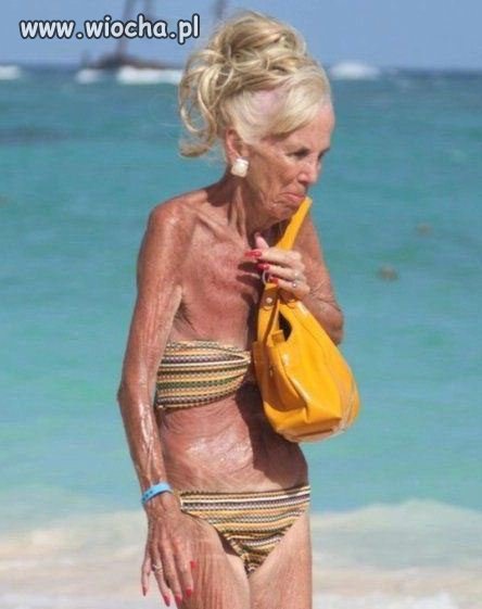 Sexowna plażowiczka