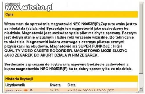 A kto by nie kupił
