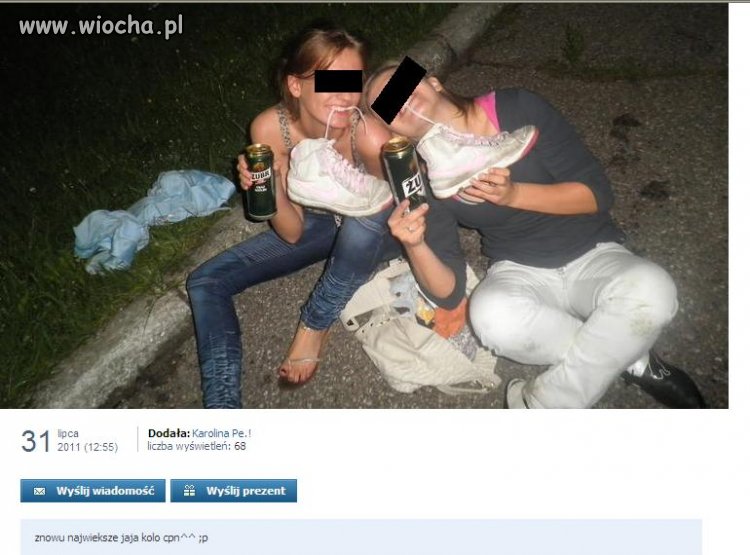 Sznurówki najlepiej smakują z piwem...
