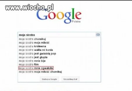 Moja siostra..