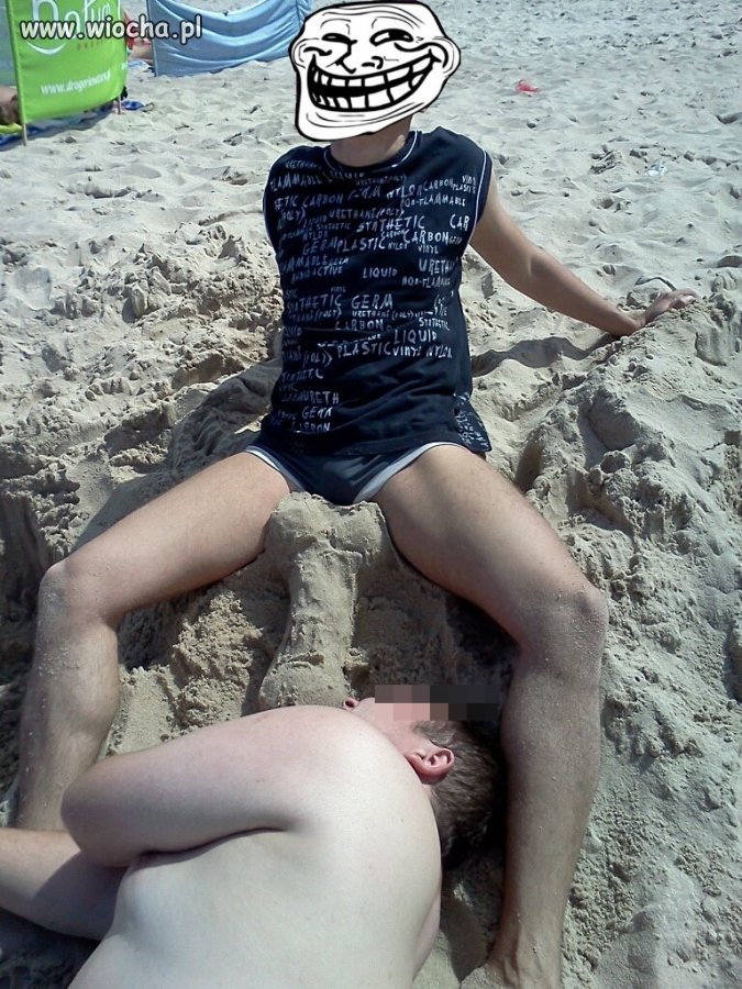 Ssanko na plaży