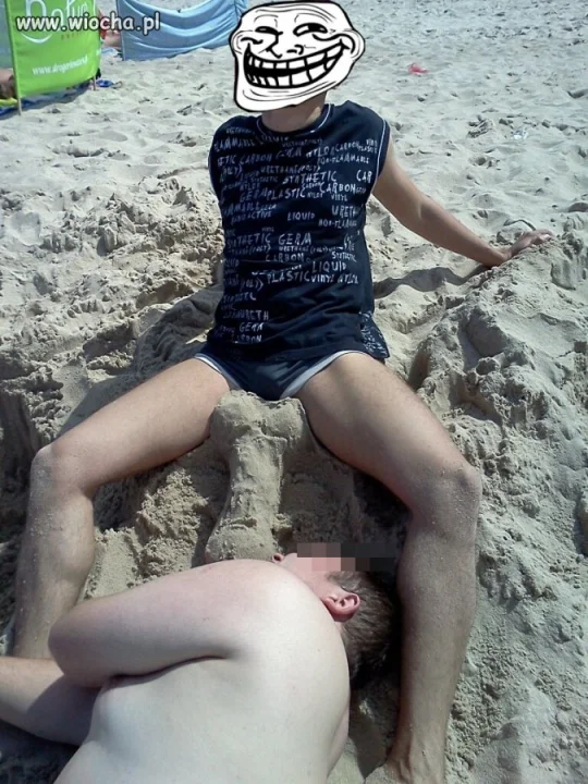 Ssanko na plaży