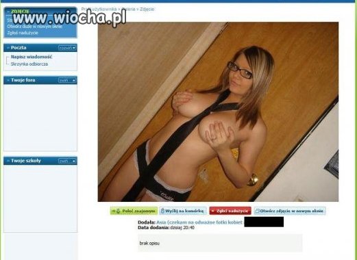 Nasza Klasa - międzynarodowy portal pornograficzny.