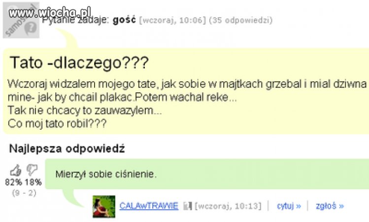 Małe dzieci nie wiedzą...