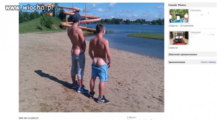 Takie tam na plaży.
