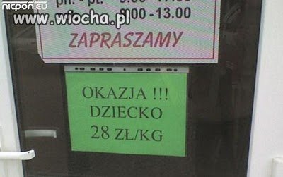 Chcesz kupić dziecko?