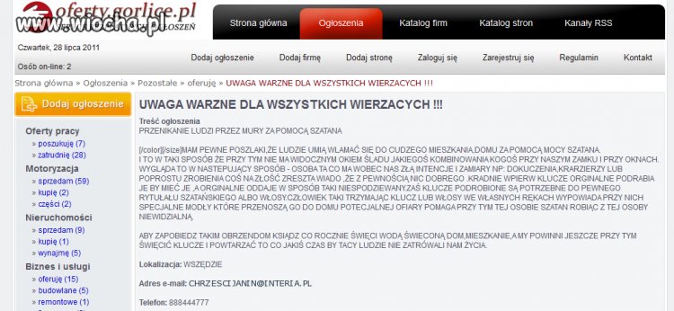 Ogłoszenie Chrześcijanina