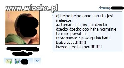 Wielka fanka justinka i jej