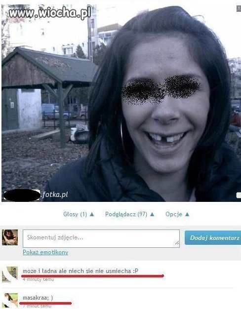 Najważniejszy jest szczery komentarz... 