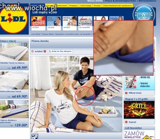Pornografia w lidlu