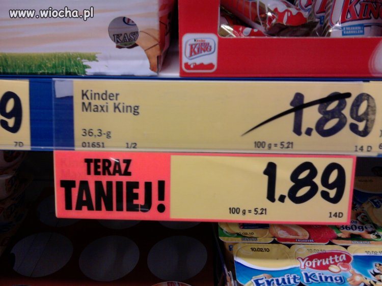 Szok taka promocja...