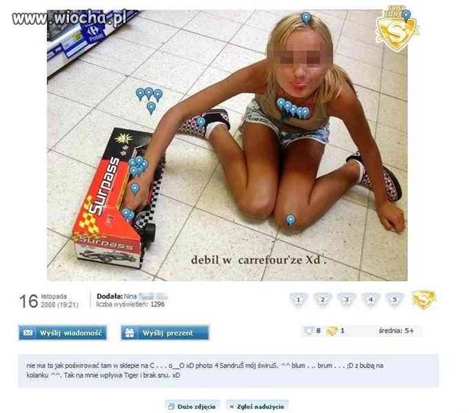 Pierwszy raz w supermarkecie